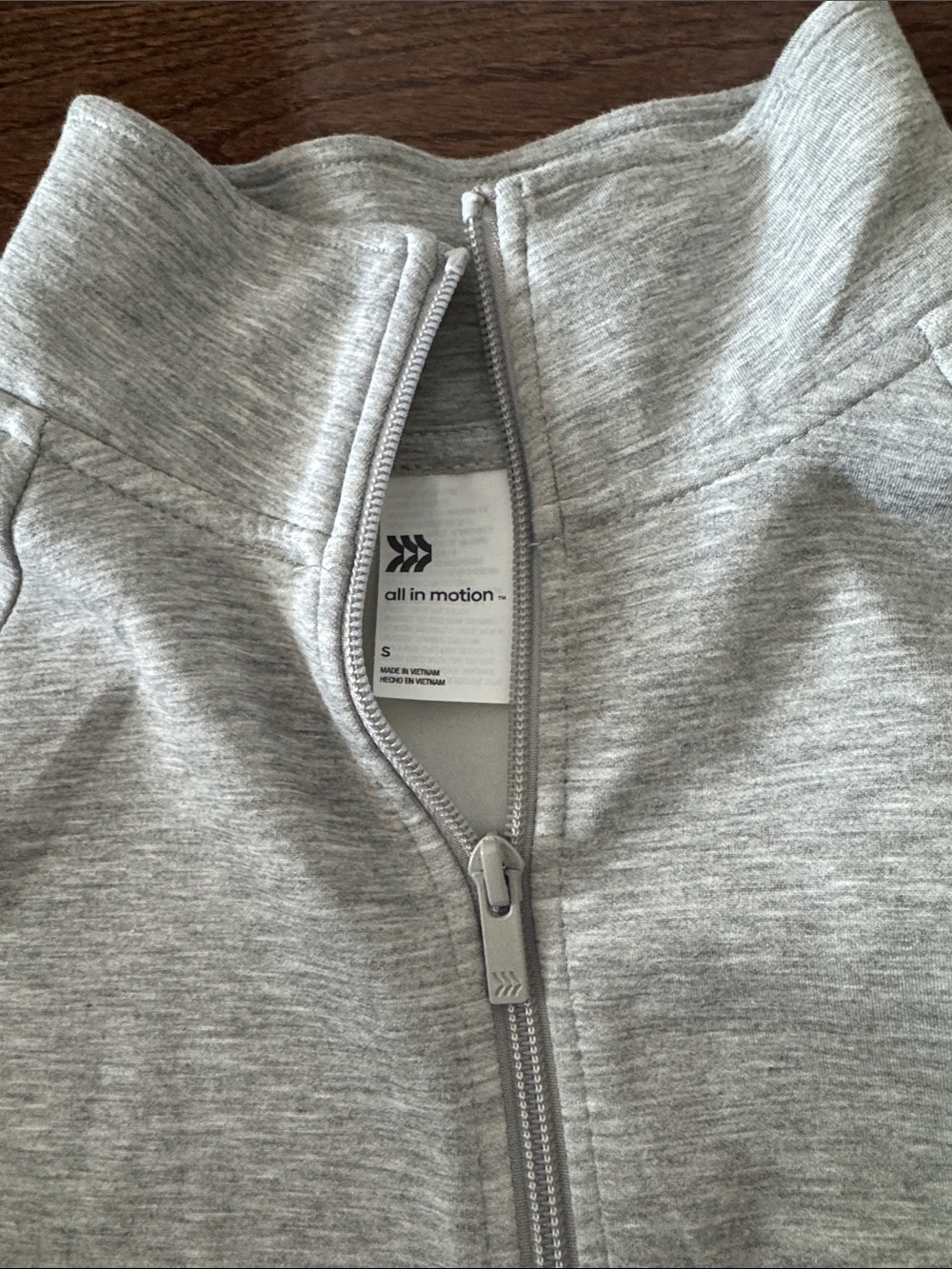 All in motion Light Gray Zip Jacket + Joggers Set - Picture 3 of 4